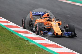 World © Octane Photographic Ltd. Formula 1 – Winter Test 1. McLaren MCL33 – Stoffel Vandoorne. Circuit de Barcelona-Catalunya, Spain. Tuesday 27th February 2018.