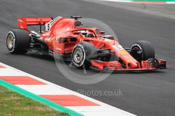 World © Octane Photographic Ltd. Formula 1 – Winter Test 1. Scuderia Ferrari SF71-H – Sebastian Vettel, Circuit de Barcelona-Catalunya, Spain. Tuesday 27th February 2018.