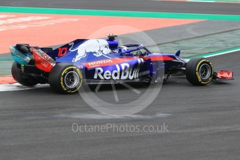 World © Octane Photographic Ltd. Formula 1 – Winter Test 1. Scuderia Toro Rosso STR13 – Pierre Gasly. Circuit de Barcelona-Catalunya, Spain. Tuesday 27th February 2018.