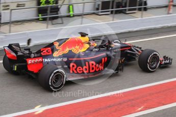 World © Octane Photographic Ltd. Formula 1 – Winter Test 1. Aston Martin Red Bull Racing TAG Heuer RB14 – Max Verstappen. Circuit de Barcelona-Catalunya, Spain. Tuesday 27th February 2018.