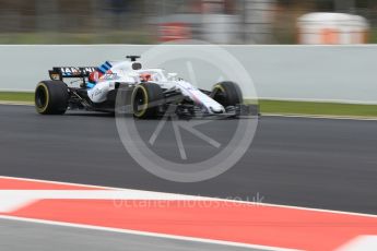 World © Octane Photographic Ltd. Formula 1 – Winter Test 1. Williams Martini Racing FW41 – Robert Kubica. Circuit de Barcelona-Catalunya, Spain. Tuesday 27th February 2018.