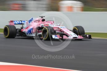 World © Octane Photographic Ltd. Formula 1 – Winter Test 1. Esteban Ocon. Circuit de Barcelona-Catalunya, Spain. Tuesday 27th February 2018.