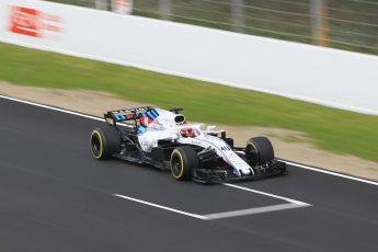 World © Octane Photographic Ltd. Formula 1 – Winter Test 1. Williams Martini Racing FW41 – Robert Kubica. Circuit de Barcelona-Catalunya, Spain. Tuesday 27th February 2018.