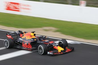 World © Octane Photographic Ltd. Formula 1 – Winter Test 1. Aston Martin Red Bull Racing TAG Heuer RB14 – Max Verstappen. Circuit de Barcelona-Catalunya, Spain. Tuesday 27th February 2018.