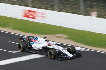 World © Octane Photographic Ltd. Formula 1 – Winter Test 1. Williams Martini Racing FW41 – Robert Kubica. Circuit de Barcelona-Catalunya, Spain. Tuesday 27th February 2018.