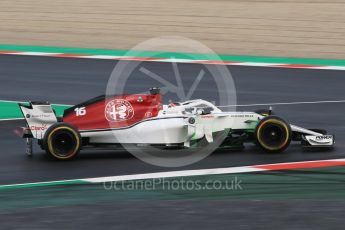 World © Octane Photographic Ltd. Formula 1 – Winter Test 1. Alfa Romeo Sauber F1 Team C37 – Charles Leclerc. Circuit de Barcelona-Catalunya, Spain. Tuesday 27th February 2018.