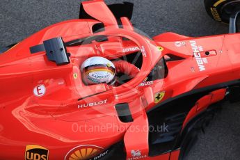 World © Octane Photographic Ltd. Formula 1 – Winter Test 1. Scuderia Ferrari SF71-H – Sebastian Vettel, Circuit de Barcelona-Catalunya, Spain. Tuesday 27th February 2018.