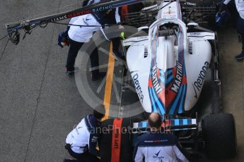 World © Octane Photographic Ltd. Formula 1 – Winter Test 1. Williams Martini Racing FW41 – Sergey Sirotkin. Circuit de Barcelona-Catalunya, Spain. Tuesday 27th February 2018.