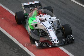 World © Octane Photographic Ltd. Formula 1 – Winter Test 1. Alfa Romeo Sauber F1 Team C37 – Charles Leclerc. Circuit de Barcelona-Catalunya, Spain. Tuesday 27th February 2018.