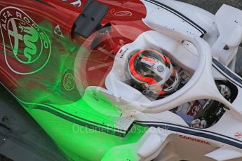 World © Octane Photographic Ltd. Formula 1 – Winter Test 1. Alfa Romeo Sauber F1 Team C37 – Charles Leclerc. Circuit de Barcelona-Catalunya, Spain. Tuesday 27th February 2018.