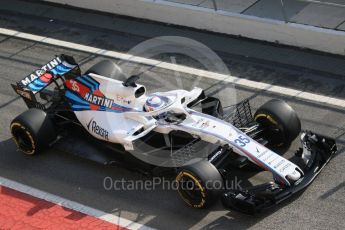 World © Octane Photographic Ltd. Formula 1 – Winter Test 1. Williams Martini Racing FW41 – Sergey Sirotkin. Circuit de Barcelona-Catalunya, Spain. Tuesday 27th February 2018.