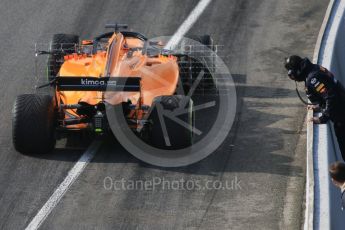 World © Octane Photographic Ltd. Formula 1 – Winter Test 1. McLaren MCL33 – Stoffel Vandoorne. Circuit de Barcelona-Catalunya, Spain. Tuesday 27th February 2018.