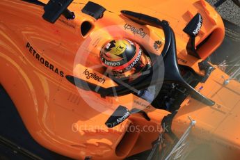 World © Octane Photographic Ltd. Formula 1 – Winter Test 1. McLaren MCL33 – Stoffel Vandoorne. Circuit de Barcelona-Catalunya, Spain. Tuesday 27th February 2018.