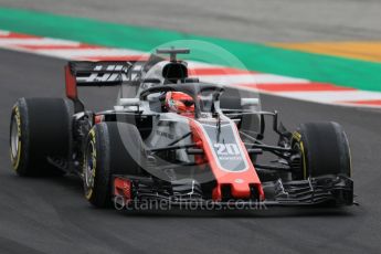 World © Octane Photographic Ltd. Formula 1 – Winter Test 1. Haas F1 Team VF-18 – Kevin Magnussen. Circuit de Barcelona-Catalunya, Spain. Tuesday 27th February 2018.