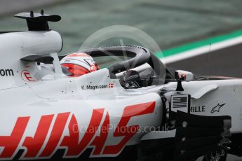 World © Octane Photographic Ltd. Formula 1 – Winter Test 1. Haas F1 Team VF-18 – Kevin Magnussen. Circuit de Barcelona-Catalunya, Spain. Tuesday 27th February 2018.