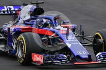 World © Octane Photographic Ltd. Formula 1 – Winter Test 1. Scuderia Toro Rosso STR13 – Pierre Gasly. Circuit de Barcelona-Catalunya, Spain. Tuesday 27th February 2018.