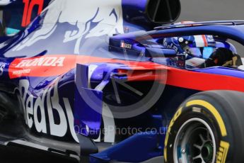 World © Octane Photographic Ltd. Formula 1 – Winter Test 1. Scuderia Toro Rosso STR13 – Pierre Gasly. Circuit de Barcelona-Catalunya, Spain. Tuesday 27th February 2018.