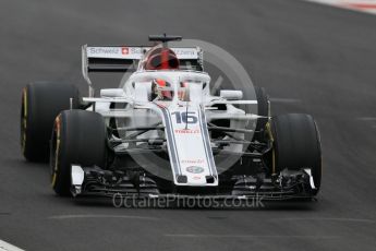 World © Octane Photographic Ltd. Formula 1 – Winter Test 1. Alfa Romeo Sauber F1 Team C37 – Charles Leclerc. Circuit de Barcelona-Catalunya, Spain. Tuesday 27th February 2018.