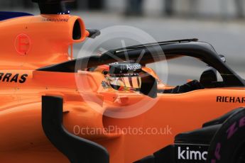 World © Octane Photographic Ltd. Formula 1 – Winter Test 1. McLaren MCL33 – Stoffel Vandoorne. Circuit de Barcelona-Catalunya, Spain. Tuesday 27th February 2018.