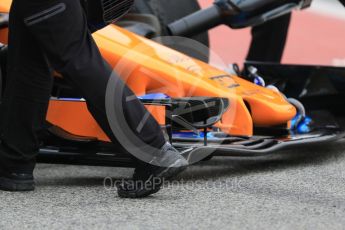 World © Octane Photographic Ltd. Formula 1 – Winter Test 1. McLaren MCL33 – Stoffel Vandoorne. Circuit de Barcelona-Catalunya, Spain. Tuesday 27th February 2018.