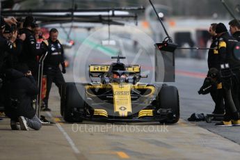 World © Octane Photographic Ltd. Formula 1 – Winter Test 1. Renault Sport F1 Team RS18 – Carlos Sainz. Circuit de Barcelona-Catalunya, Spain. Tuesday 27th February 2018.