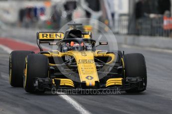 World © Octane Photographic Ltd. Formula 1 – Winter Test 1. Renault Sport F1 Team RS18 – Carlos Sainz. Circuit de Barcelona-Catalunya, Spain. Tuesday 27th February 2018.