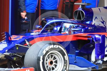 World © Octane Photographic Ltd. Formula 1 – Winter Test 1. Scuderia Toro Rosso STR13 – Pierre Gasly. Circuit de Barcelona-Catalunya, Spain. Tuesday 27th February 2018.