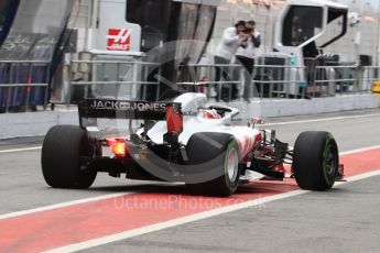 World © Octane Photographic Ltd. Formula 1 – Winter Test 1. Haas F1 Team VF-18 – Kevin Magnussen. Circuit de Barcelona-Catalunya, Spain. Tuesday 27th February 2018.