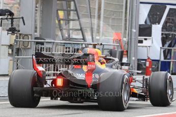 World © Octane Photographic Ltd. Formula 1 – Winter Test 1. Aston Martin Red Bull Racing TAG Heuer RB14 – Max Verstappen. Circuit de Barcelona-Catalunya, Spain. Tuesday 27th February 2018.