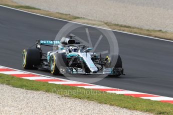 World © Octane Photographic Ltd. Formula 1 – Winter Test 1. Mercedes AMG Petronas Motorsport AMG F1 W09 EQ Power+ - Valtteri Bottas. Circuit de Barcelona-Catalunya, Spain. Tuesday 27th February 2018.