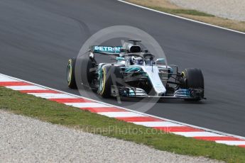 World © Octane Photographic Ltd. Formula 1 – Winter Test 1. Mercedes AMG Petronas Motorsport AMG F1 W09 EQ Power+ - Valtteri Bottas. Circuit de Barcelona-Catalunya, Spain. Tuesday 27th February 2018.