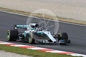 World © Octane Photographic Ltd. Formula 1 – Winter Test 1. Mercedes AMG Petronas Motorsport AMG F1 W09 EQ Power+ - Valtteri Bottas. Circuit de Barcelona-Catalunya, Spain. Tuesday 27th February 2018.