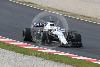 World © Octane Photographic Ltd. Formula 1 – Winter Test 1. Williams Martini Racing FW41 – Sergey Sirotkin. Circuit de Barcelona-Catalunya, Spain. Tuesday 27th February 2018.