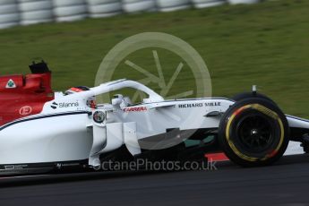 World © Octane Photographic Ltd. Formula 1 – Winter Test 1. Alfa Romeo Sauber F1 Team C37 – Charles Leclerc. Circuit de Barcelona-Catalunya, Spain. Tuesday 27th February 2018.