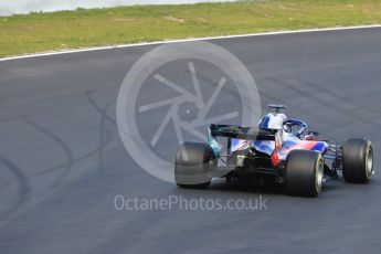 World © Octane Photographic Ltd. Formula 1 – Winter Test 1. Scuderia Toro Rosso STR13 – Pierre Gasly. Circuit de Barcelona-Catalunya, Spain. Tuesday 27th February 2018.