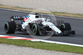 World © Octane Photographic Ltd. Formula 1 – Winter Test 1. Williams Martini Racing FW41 – Sergey Sirotkin. Circuit de Barcelona-Catalunya, Spain. Tuesday 27th February 2018.