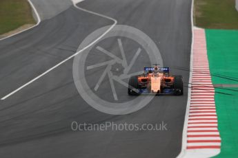 World © Octane Photographic Ltd. Formula 1 – Winter Test 1. McLaren MCL33 – Stoffel Vandoorne. Circuit de Barcelona-Catalunya, Spain. Tuesday 27th February 2018.