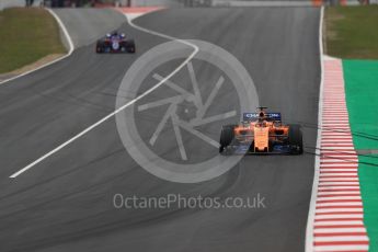 World © Octane Photographic Ltd. Formula 1 – Winter Test 1. McLaren MCL33 – Stoffel Vandoorne. Circuit de Barcelona-Catalunya, Spain. Tuesday 27th February 2018.