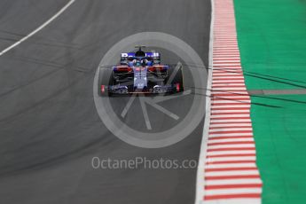 World © Octane Photographic Ltd. Formula 1 – Winter Test 1. Scuderia Toro Rosso STR13 – Pierre Gasly. Circuit de Barcelona-Catalunya, Spain. Tuesday 27th February 2018.