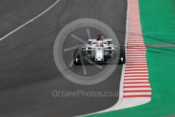 World © Octane Photographic Ltd. Formula 1 – Winter Test 1. Alfa Romeo Sauber F1 Team C37 – Charles Leclerc. Circuit de Barcelona-Catalunya, Spain. Tuesday 27th February 2018.