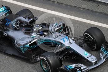 World © Octane Photographic Ltd. Formula 1 – Winter Test 1. Mercedes AMG Petronas Motorsport AMG F1 W09 EQ Power+ - Valtteri Bottas. Circuit de Barcelona-Catalunya, Spain. Tuesday 27th February 2018.