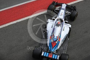 World © Octane Photographic Ltd. Formula 1 – Winter Test 1. Williams Martini Racing FW41 – Robert Kubica. Circuit de Barcelona-Catalunya, Spain. Tuesday 27th February 2018.