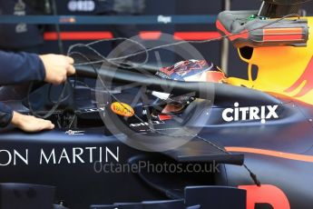 World © Octane Photographic Ltd. Formula 1 – Winter Test 1. Aston Martin Red Bull Racing TAG Heuer RB14 – Max Verstappen. Circuit de Barcelona-Catalunya, Spain. Tuesday 27th February 2018.