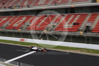 World © Octane Photographic Ltd. Formula 1 – Winter Test 1. Haas F1 Team VF-18 – Kevin Magnussen. Circuit de Barcelona-Catalunya, Spain. Tuesday 27th February 2018.