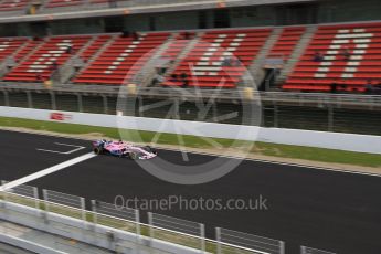 World © Octane Photographic Ltd. Formula 1 – Winter Test 1. Esteban Ocon. Circuit de Barcelona-Catalunya, Spain. Tuesday 27th February 2018.