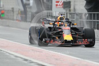 World © Octane Photographic Ltd. Formula 1 – Winter Test 1. Aston Martin Red Bull Racing TAG Heuer RB14 – Daniel Ricciardo. Circuit de Barcelona-Catalunya, Spain. Wednesday 28th February 2018.