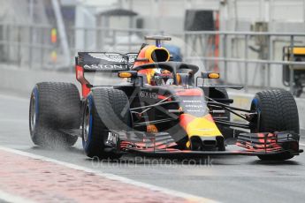 World © Octane Photographic Ltd. Formula 1 – Winter Test 1. Aston Martin Red Bull Racing TAG Heuer RB14 – Daniel Ricciardo. Circuit de Barcelona-Catalunya, Spain. Wednesday 28th February 2018.