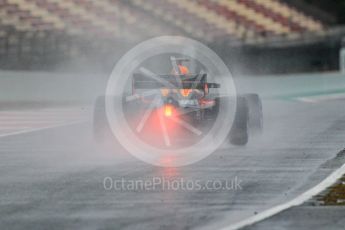 World © Octane Photographic Ltd. Formula 1 – Winter Test 1. Aston Martin Red Bull Racing TAG Heuer RB14 – Daniel Ricciardo. Circuit de Barcelona-Catalunya, Spain. Wednesday 28th February 2018.