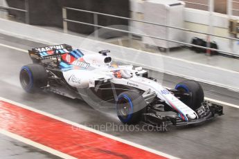 World © Octane Photographic Ltd. Formula 1 – Winter Test 1. Williams Martini Racing FW41 – Robert Kubica. Circuit de Barcelona-Catalunya, Spain. Wednesday 28th February 2018.