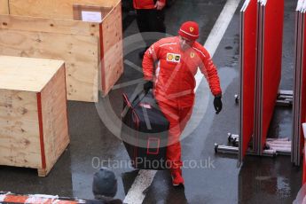 World © Octane Photographic Ltd. Formula 1 – Winter Test 1. Scuderia Ferrari SF71-H new parts delivery, Circuit de Barcelona-Catalunya, Spain. Wednesday 28th February 2018.